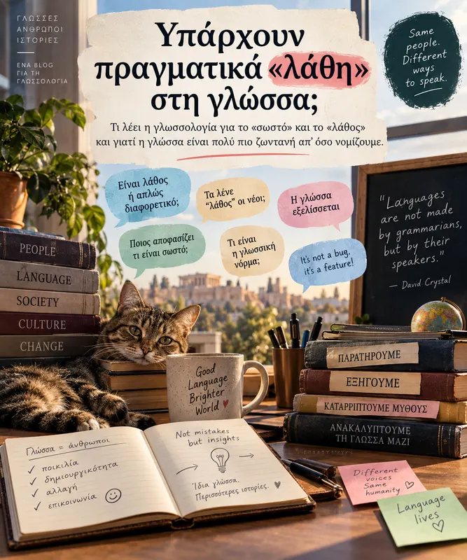 Υπάρχουν πραγματικά "λάθη" στη γλώσσα;