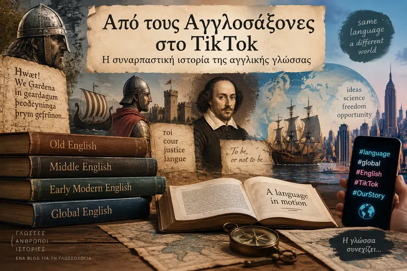 Από τους Αγγλοσάξονες στο TikTok: η συναρπαστική ιστορία της αγγλικής γλώσσας