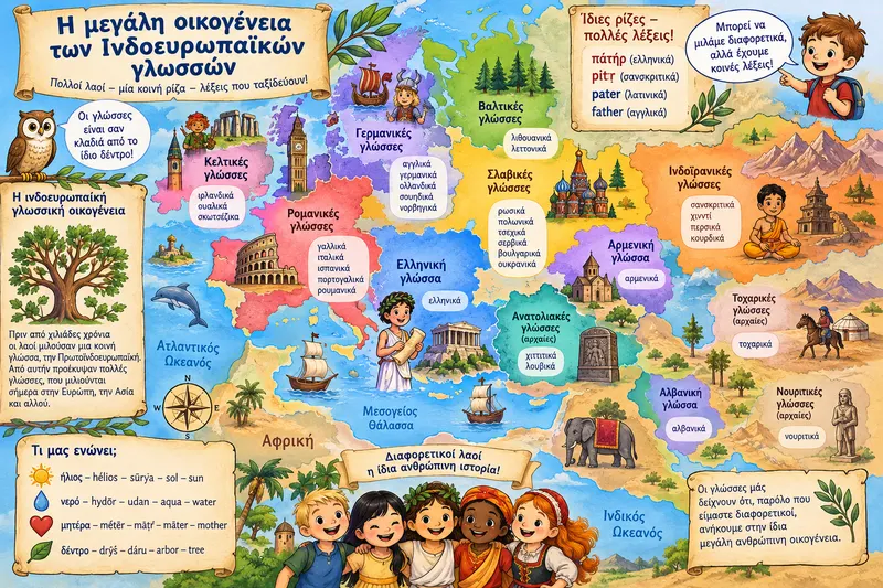 Η μεγάλη οικογένεια των Ινδοευρωπαϊκών γλωσσών
