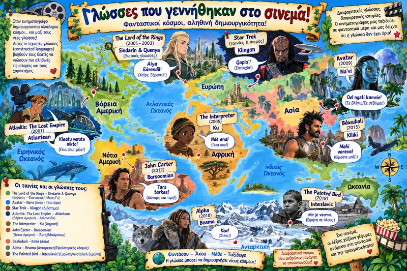 Οι γλώσσες που γεννήθηκαν στο σινεμά!