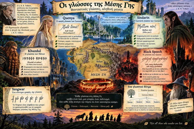 Οι τεχνητές γλώσσες του Tolkien