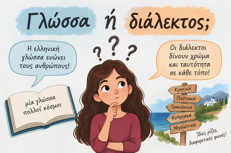 Γλώσσα ή διάλεκτος;